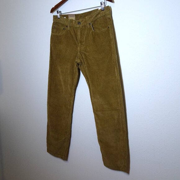Levi's Corduroy Jeans Women's Size 30x30 Brown Straight Leg Relaxed - Picture 3 of 11